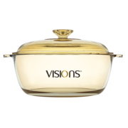 康宁（VISIONS） 2.1L汤锅玻璃锅炖锅煮锅 锅身可进烤箱微波炉洗碗机 2.1L晶莹锅