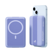 轻磁 Magsafe无线磁吸充电宝快充20W适用苹果13/iPhone14华为手机便携10000毫安 【螺甸紫】20W快充1W毫安  购物有礼-引磁片+礼品盒