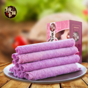 粮丰园紫薯传统手工蛋卷310g紫薯鸡蛋卷节日送礼盒装