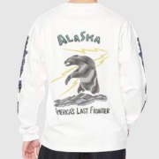 Houston 休斯顿 Alaska系列 SUKAPRINT 男士纯棉长袖T恤22007
