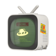 魅族 PANDAER 40W GaN 电源适配器 AI小电视 超感智能分配 支持35W/20W功率输出 多协议快充  PTC03