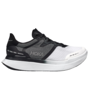HOKA ONE ONE男女款Transport X 公路跑鞋畅行X回弹缓冲平衡 黑色/白色 36/220mm