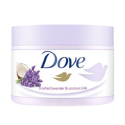 多芬(Dove)薰衣草身体磨砂膏298g 全身清洁 去角质 保湿滋润
