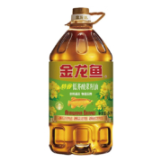 京东百亿补贴：金龙鱼 特香低芥酸菜籽油5L 非转