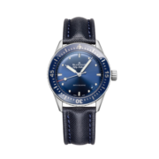 宝珀（blancpain）【全球联保】瑞士手表五十噚系列超薄自动机械男士腕表生日礼物 5100-1140-O52A 蓝盘38mm