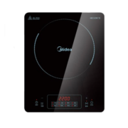 美的（Midea）电磁炉 2200W家用火锅专用锅大功率 变频调速风机 8档火力 电陶炉多功能一体电池炉电磁炉套装 MC-CL22Q1-405J