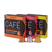 VIAGGIO西班牙进口兼容Nespresso咖啡机意式NE浓缩黑咖啡胶囊30粒