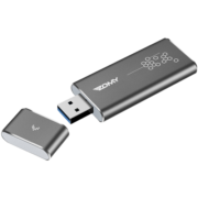 ZOMY 佐迈高速WinToGo移动硬盘USB3.1大容量内置SSD读420M写380M固态U盘 灰色 512G