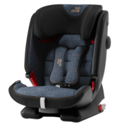 宝得适（Britax）儿童安全座椅9个月-12岁ISOfix硬接口全新百变骑士4代 牛仔蓝