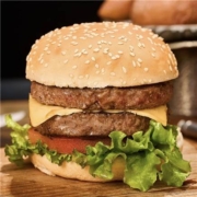 鲜京采 谷饲纯肉牛肉饼1.44kg/12片