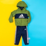 限尺码：adidas 阿迪达斯 儿童运动套装