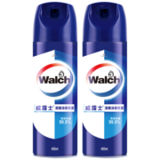 威露士酒精喷雾消毒液450ml*2瓶 家居多用途消毒杀菌 鞋子除臭衣物去味 30秒快速杀菌
