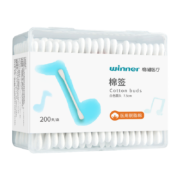 plus会员:稳健（Winner）圆头棉签 200支/盒