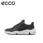 ECCO爱步老爹鞋男 运动休闲厚底小白鞋男鞋 潮趣520104 黑色52010401001 40
