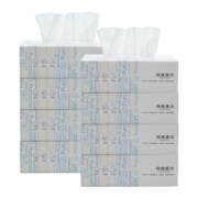 全棉时代 洗脸巾一次性洁面巾家用棉柔巾擦脸巾美容家用餐巾纸 80片*8盒