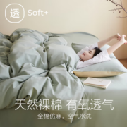 6日0点！YANXUAN 网易严选 蓝酶芝士 A类超柔有氧全棉床单 1.2m