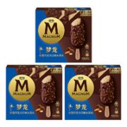 MAGNUM 梦龙 和路雪梦龙松露巧克力口味冰淇淋雪糕64g*4支*3盒装
