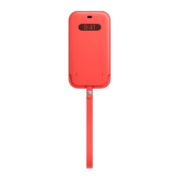 AppleiPhone 12 Pro Max 专用 MagSafe 皮革保护套 - 粉橘色