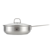 双立人（ZWILLING）不粘锅平底锅煎锅炒菜锅煎蛋锅牛排锅少油烟锅具厨具Nova Plus 28cm-带盖（3-4人）