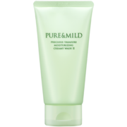 泊美（PURE & MILD）鲜纯珍萃保湿滋润洗面奶120g(保湿补水不拔干 植萃温和可卸妆)