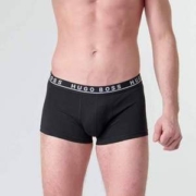 BOSS Hugo Boss 雨果·博斯 男士弹力棉平角内裤3条装