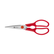 双立人（ZWILLING）厨房多用剪刀不锈钢家用厨房专用多功能剪刀Now S 石榴红厨房剪