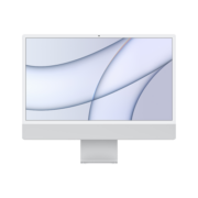 Apple iMac 24英寸 银色 4.5K屏 八核M1芯片(8核图形处理器) 16G 512G SSD 一体式电脑主机【定制机】Z12R