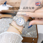 英国品牌时尚简约百搭腕间满天星防水石英女士小圆表腕间行星