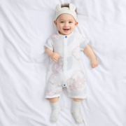 babycare 婴儿薄款短袖连体衣