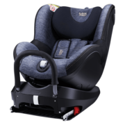 宝得适（BRITAX）儿童安全座椅0-4岁360度旋转正反调节isofix接口双面骑士II精致蓝
