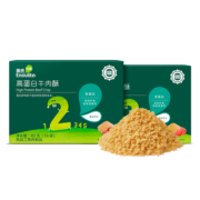 英氏儿童肉酥 宝宝零食牛肉松鳕鱼松80g高蛋白营养米粉搭档 牛肉酥*1+猪肉酥*1
