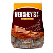 好时（Hershey’s） 巴旦木牛奶巧克力 排块 休闲零食   婚庆糖果  500g 袋装