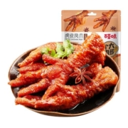 百草味虎皮凤爪160g鸡爪鸡肉休闲熟食即食好吃的卤味休闲零食