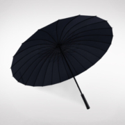 Neyankex 扛暴风雨24骨雨伞长柄防风高尔夫直杆伞男士商务广告雨伞可定制 灰色（深灰浅灰随机发）