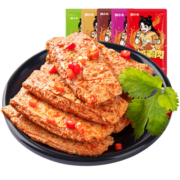 盐津铺子手撕素肉素牛排追剧小零食素肉豆制品小吃豆干零食小包装