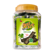 美好时光海苔 芝麻夹心脆80g约72小包 下午茶休闲零食 海苔脆量贩大桶装