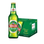 青岛啤酒 11度经典啤酒 330ml*24瓶*2件+赠青岛纯生500ml*8听