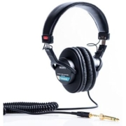 SONY 索尼 MDR-7506/1 封闭式头戴 监听耳机 黑色
