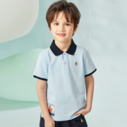 Hush Puppies  暇步士 男童短袖POLO衫
