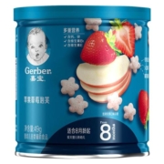 嘉宝旗舰店泡芙婴儿星星泡芙苹果草莓无额外添加 宝宝零食辅食8+