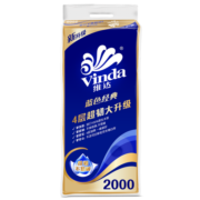 维达（Vinda）卷纸 蓝色经典200克10卷 4层加厚 卫生纸卷筒纸 纸巾卷纸