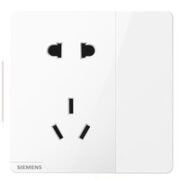 SIEMENS 西门子 皓彩白色 五孔插座带开关