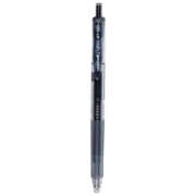 三菱（uni）UMN-105按动中性笔 0.5mm双珠耐水耐晒啫喱笔财务考试书写签字笔((替芯UMR-85) 黑色 单支装