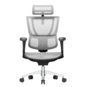 保友办公家具（Ergonor）优b 2代人体工学椅电脑椅久坐舒适办公椅游戏电竞椅子 银白美国网