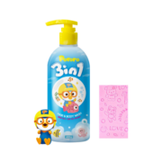 啵乐乐（Pororo）儿童沐浴露洗发水三合一婴幼儿护发 滋润保湿无硅油400ml