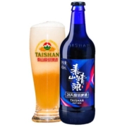 泰山原浆啤酒28天短保蓝色极光450ml*6瓶高度精酿瓶装