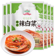 吉得利 韩式辣白菜 100g*6/袋装 韩国风味泡菜 酱菜 咸菜