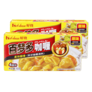 好侍（House）百梦多咖喱100g/盒*2 咖喱块 原味 日式风味块状咖喱 调味料