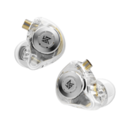 KZ EDX PRO有线入耳式动圈HIFI耳机 高音质听歌游戏吃鸡直播挂耳式diy可换线发烧耳机耳麦 透明色【带麦】 标配