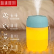 概率券 ：雅百达 加湿器 天空蓝 氛围夜灯插电款